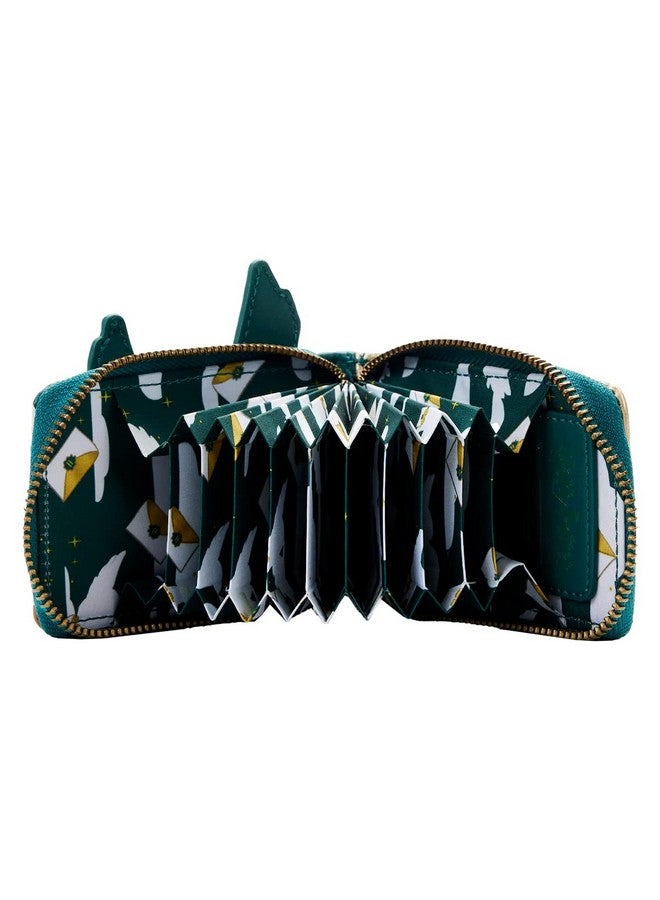 Loungefly Harry Potter Golden Hogwarts Faux Leather Accordion Wallet - Image 3