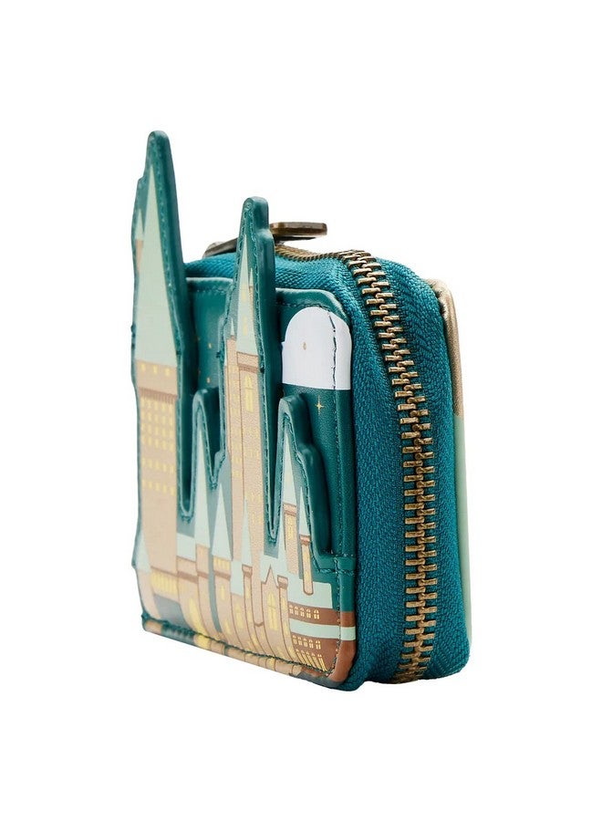 Loungefly Harry Potter Golden Hogwarts Faux Leather Accordion Wallet - Image 4