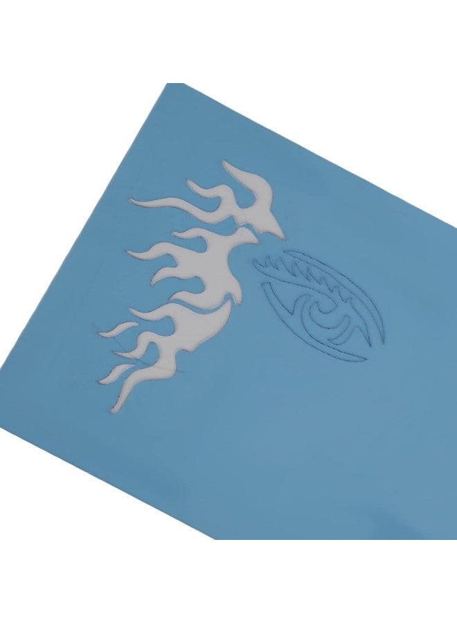 Face Paint Stencils,9 PCS Reusable Face Body Painting Stencils Face Paint Templates for Body Painting Makeup,Facial Paint Stencil Tattoo Painting Templates for Kids Adults Holiday  Makeup - Image 1