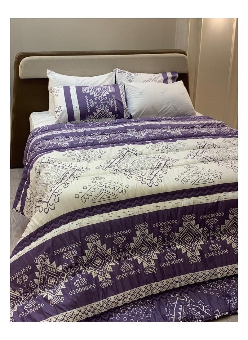 Family Bed quilt set Cotton 2 pieces size 180 x 240 cm Model 156 from Family Bed  - Image 1