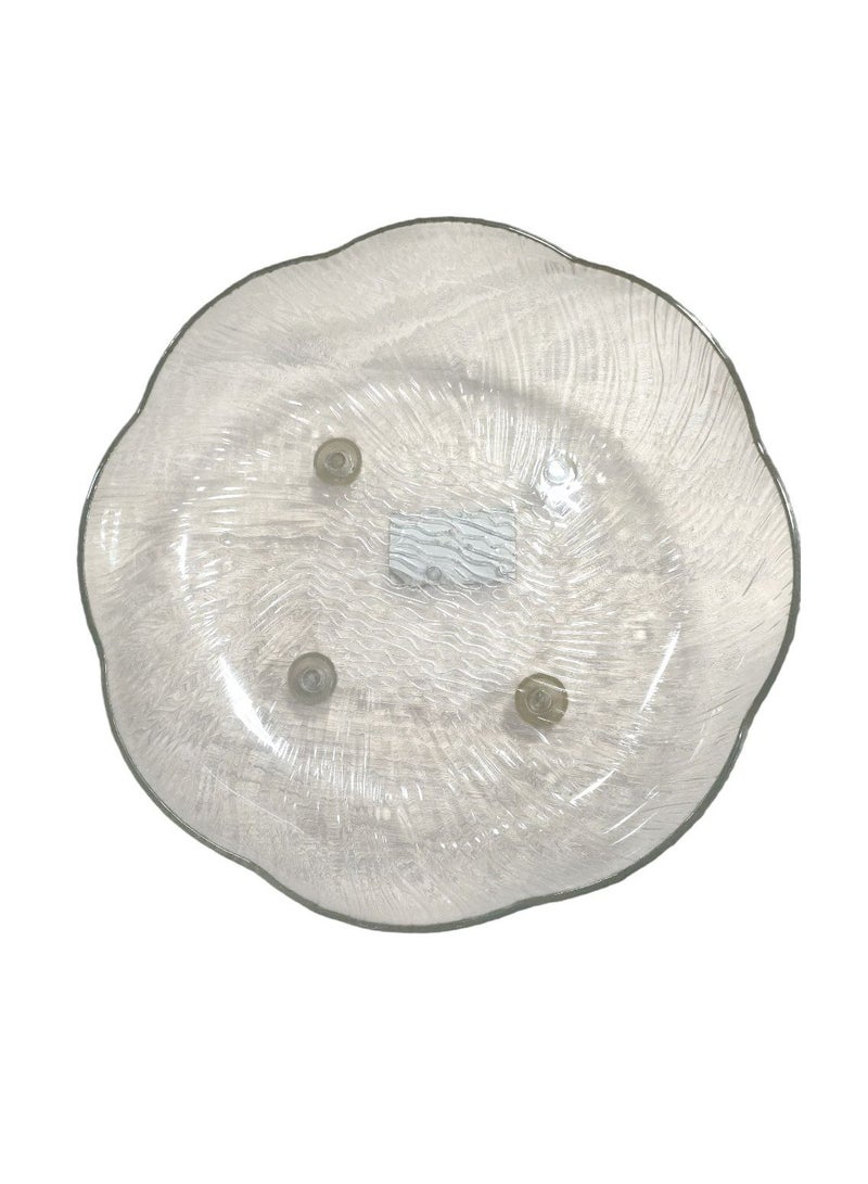 سبيس شوب طبق فاكهة، طبق فاكهة أكريليك مزخرف، طبق فاكهة منزلي، أطباق حلوى، أوعية فاكهة للحلويات. - Image 1