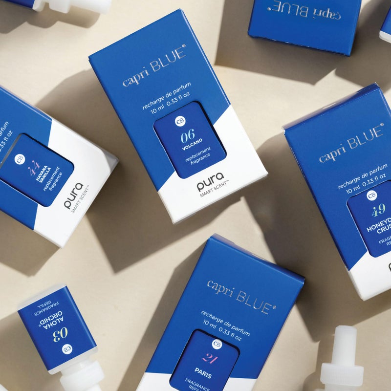 Capri Blue عبوات إعادة تعبئة معطر هواء السيارة كابري بلو بورا - تشمل 2 عبوة معطر هواء للسيارة فقط - معطرات عطرية فاخرة تدوم طويلاً - عبوتين (فانيليا هافانا) - Image 4