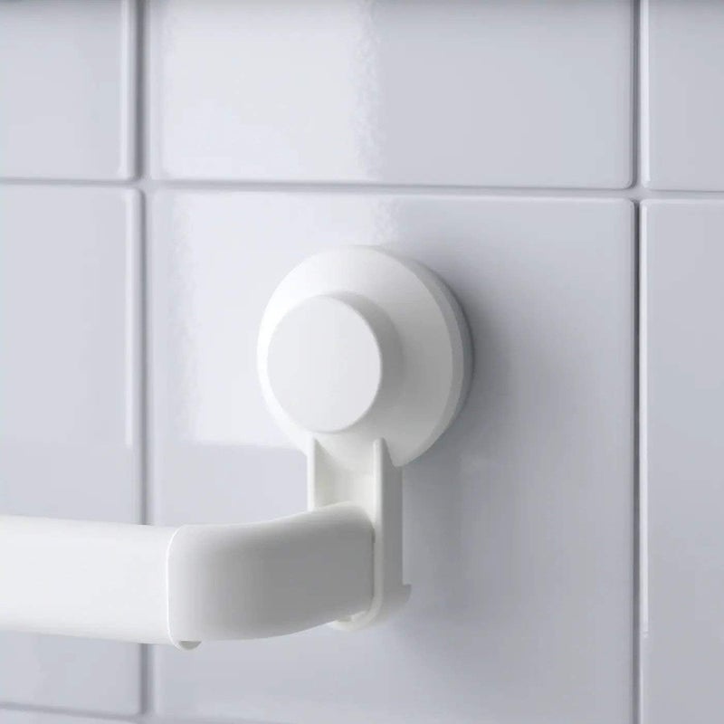 Honexa Towel Rack with Suction Cup Extendable Upto 87 cm White Pack1 - Image 5