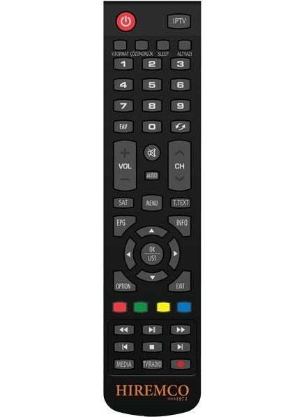 Hiremco Turbo Ip TV Remote Control Hiremco Iptv Hiremco Turbo Arnix Fiber Korax Vipbox UFO Satellite Control