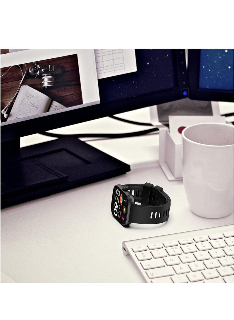 Strap Compatible With Redmi Watch4/Xiaomi Band8 Pro Silicone Adjustable Sport Band with Quick Release Waterproof and Sweatproof - Image 4