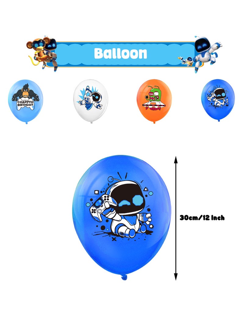 General - Astro boy Party Decorations,Decorations for Astro boy Birthday Party Supplies,Astrobot Party Supplies Includes Banner, Cake Toppers, Pricess Balloon for Astro botTheme Party Decorations - Image 1