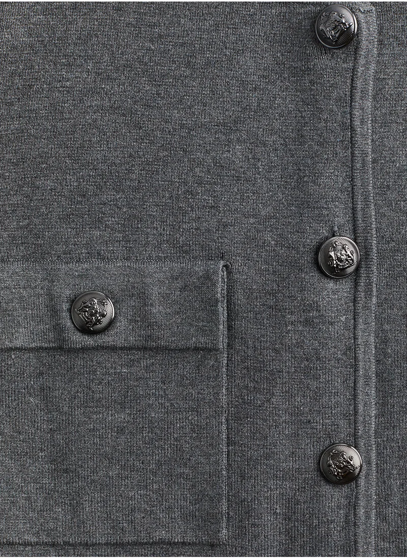 اتش اند ام Pocket-Detail Cardigan