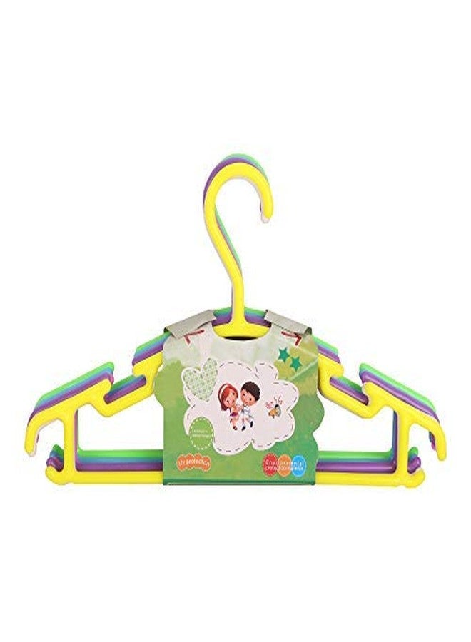 Crawl'in Non-Slip Multi Color Tubular Children's Hangers for Kids Baby Infant Toddler with Plastic Hanger Straps (Set of 24) - Image 1