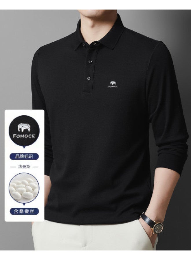 Fomoce spring Men's Business Polo Shirt - Image 1