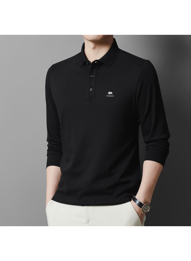 Fomoce spring Men's Business Polo Shirt - Image 3