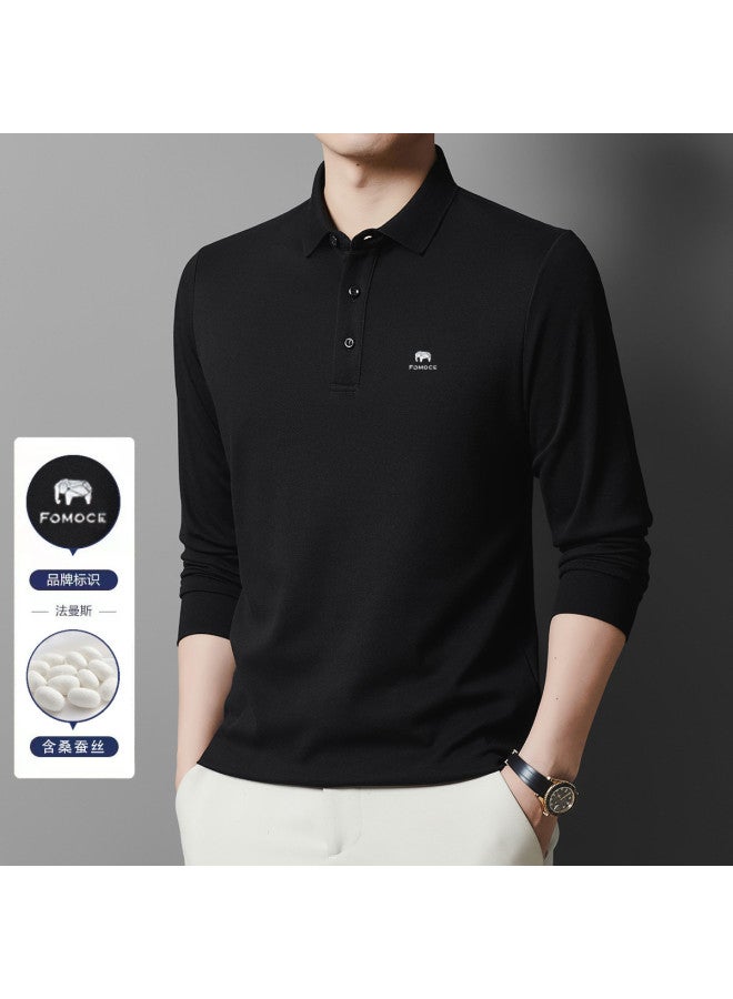 Fomoce spring Men's Business Polo Shirt - Image 2