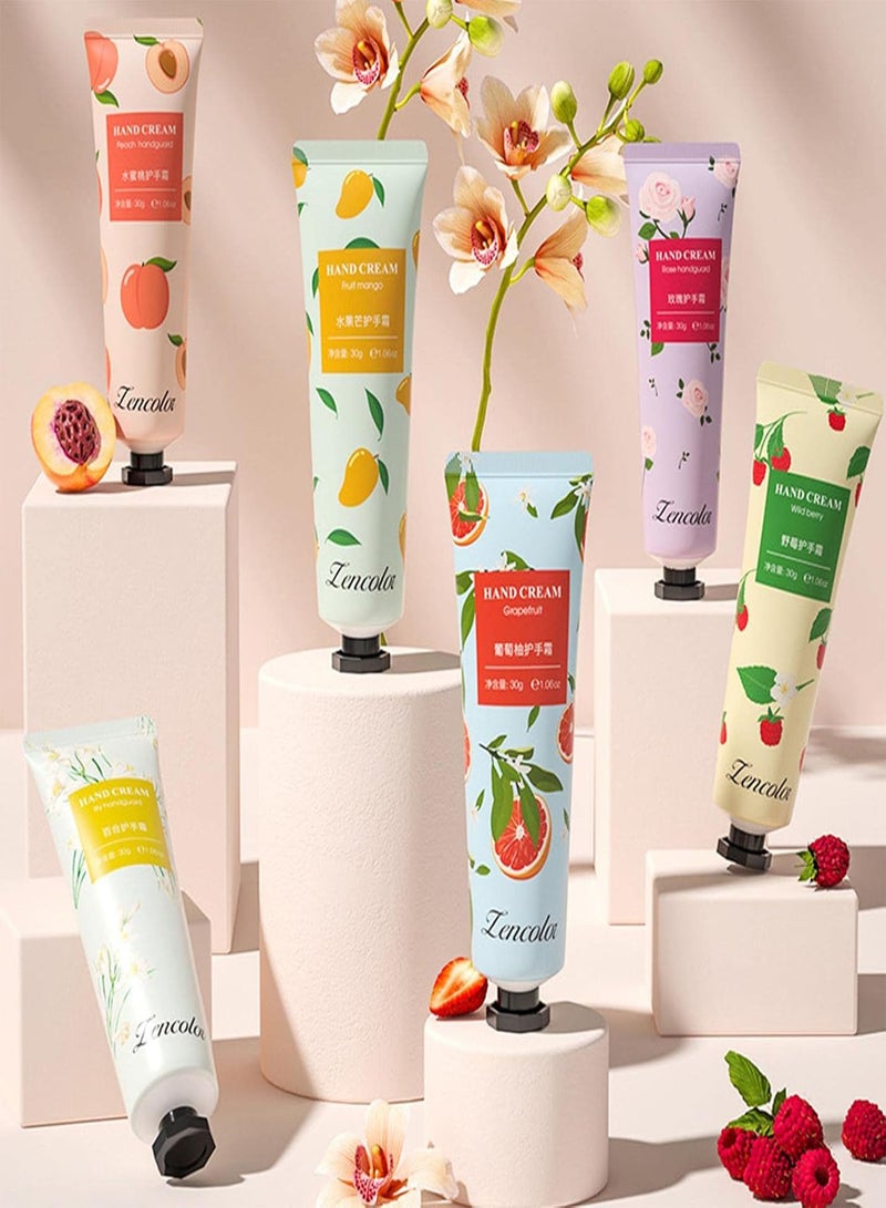 GGOOT Scented Hand Cream Gift Set for Women - Pack of 10 Daily Moisturising Hand Cream, 30ml Plant Fragrance Hand Lotion Set, Skin Care Gift Box, Travel Size Hand Cream, Birthday for Women - Image 3