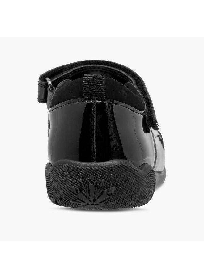 ديزني حذاء ماري جين بناتي مطرز بإغلاق لاصق - Image 5