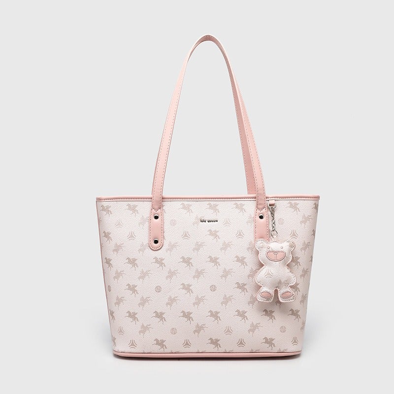 [Same Style As Zhao Zhaoyi] Pegasus Tote Bag, Sturdy Large-Capacity Handbag For Office Workers, Commuter Bag For College Students - Image 3