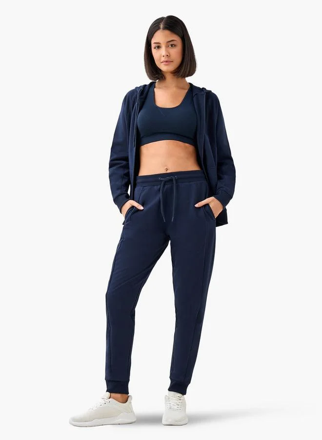 Splash Active BLUE Women Drawstring Waist Joggers for Women | Best Price UAE