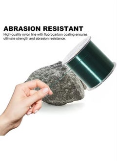 NYLON LINE 500M-Nylon String Fishing Line Cord Clear Fluorocarbon Strong Monofilament Wire Flexible Wear-resistant Super Pulling Force Cut for Hanging Decorations Beading Crafts Kite  - Image 3