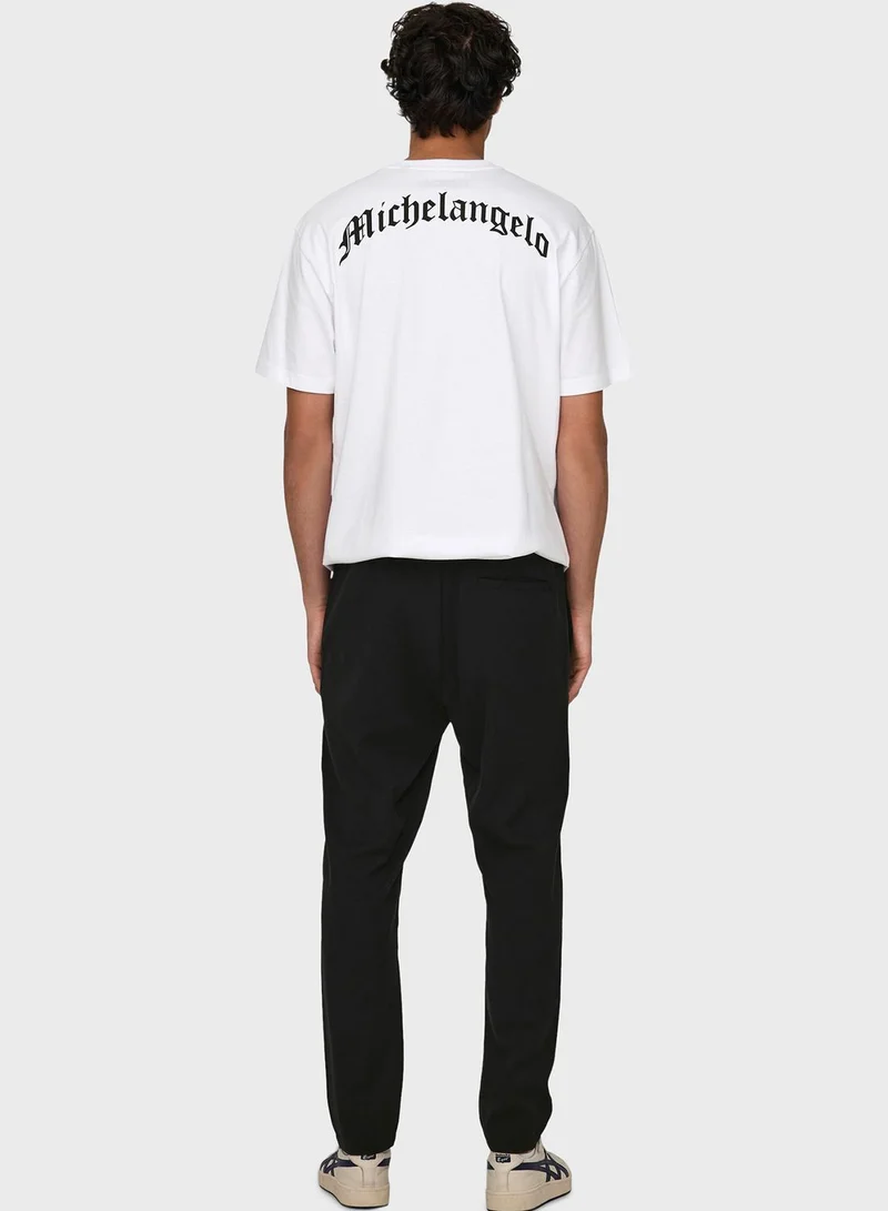 Only & Sons Drawstring Cuffed Sweatpants
