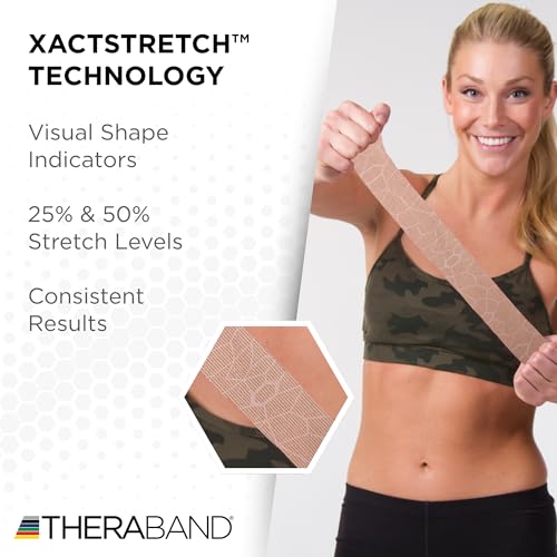 THERABAND Kinesiology Tape With XactStretch Indicator For Perfect Stretch and Application Every Time, Best In Class Adhesion, Water Resistant - Image 5