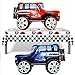 AIDVPOD Firot 2 Vehicles 255 inch Large 4D Car Foil Balloon Off Road Racing Car Toy Balloon Children Gifts Boys Birthday Party Decorations Kids Toys Party Supplies Cute Baby Shower Decorations - Image 2