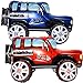 AIDVPOD Firot 2 Vehicles 255 inch Large 4D Car Foil Balloon Off Road Racing Car Toy Balloon Children Gifts Boys Birthday Party Decorations Kids Toys Party Supplies Cute Baby Shower Decorations - Image 4