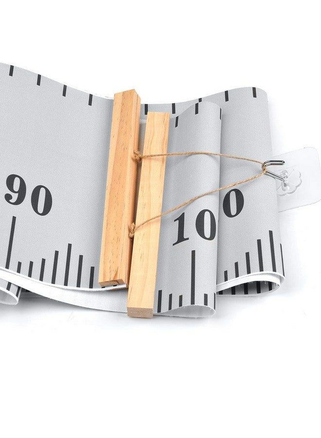 FOCCTS Baby Growth Chart, Height Chart Hanging Ruler Wall Decor for Kids, Toddler Growth Chart for Wall, Wall Hanging Growth Chart Baby Height Measurement- 79" x 7.9" - Image 4