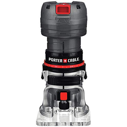 PORTER CABLE PORTER-CABLE Porter Cable Router, Variable Speed, 1/4-Inch Laminate Trimmer, 5.6-Amp (PCE6435) - Image 1