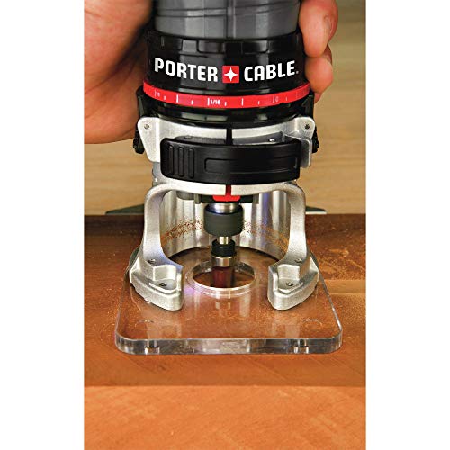 PORTER CABLE PORTER-CABLE Porter Cable Router, Variable Speed, 1/4-Inch Laminate Trimmer, 5.6-Amp (PCE6435) - Image 5