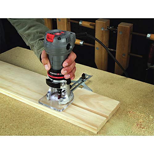PORTER CABLE PORTER-CABLE Porter Cable Router, Variable Speed, 1/4-Inch Laminate Trimmer, 5.6-Amp (PCE6435) - Image 4
