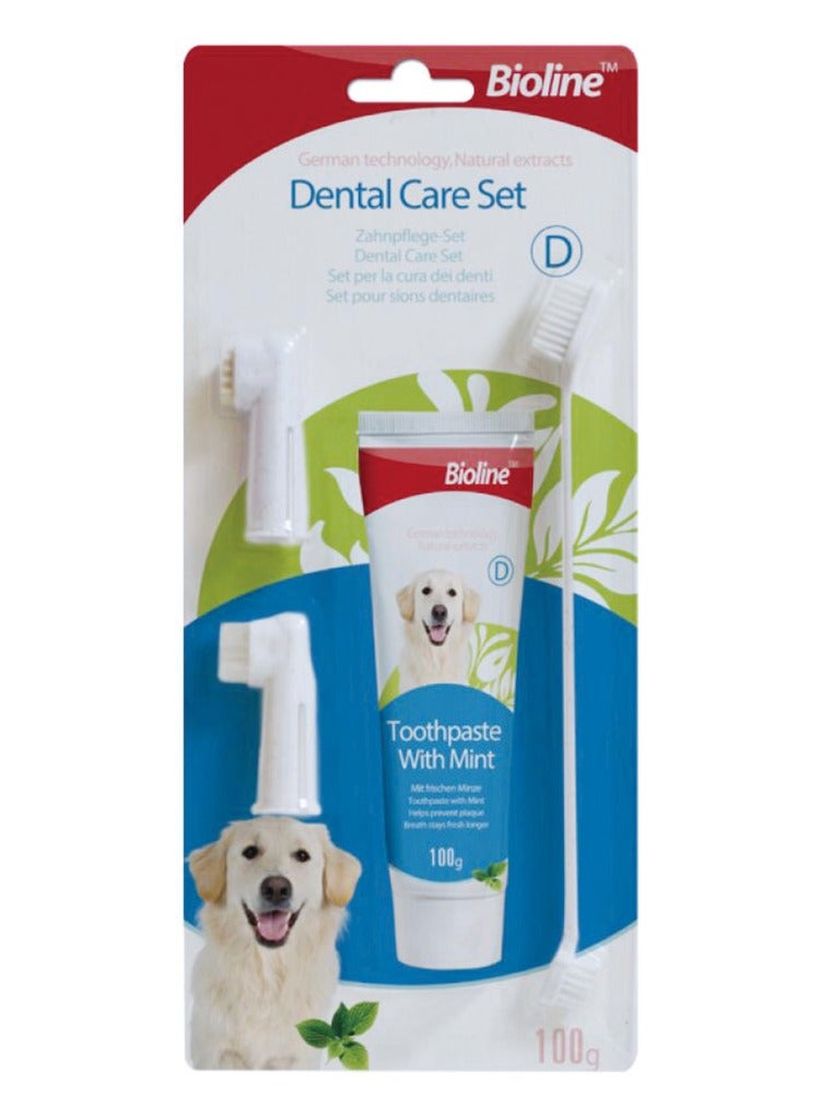 BIOLINE TOOTHPAST WITH MINT DENTAL CARE KIT