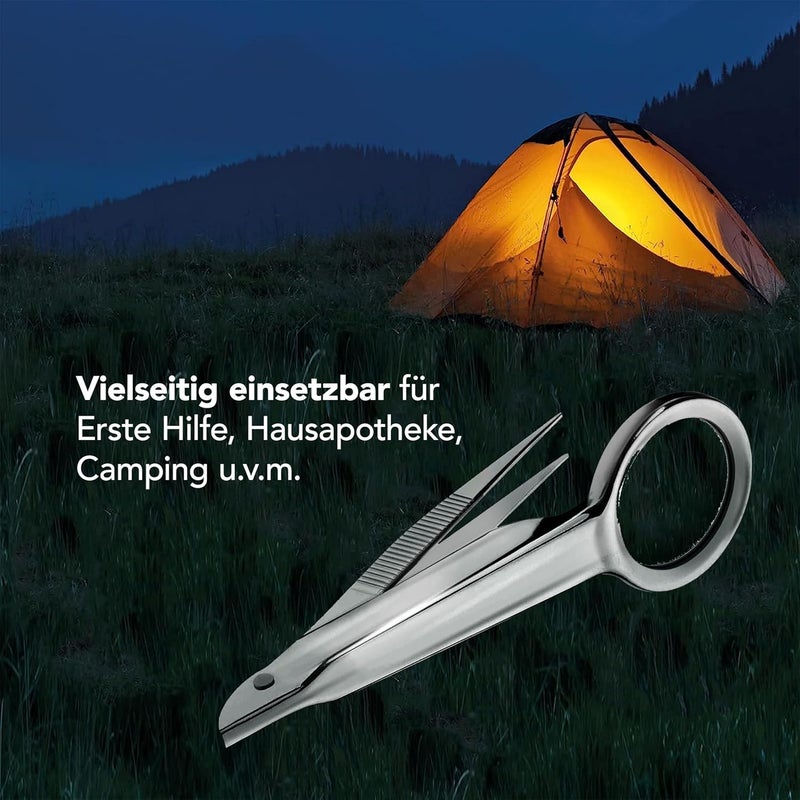 First Aid Only Tweezers with Magnifier Max 45X Magnification P100111 Units - Image 4