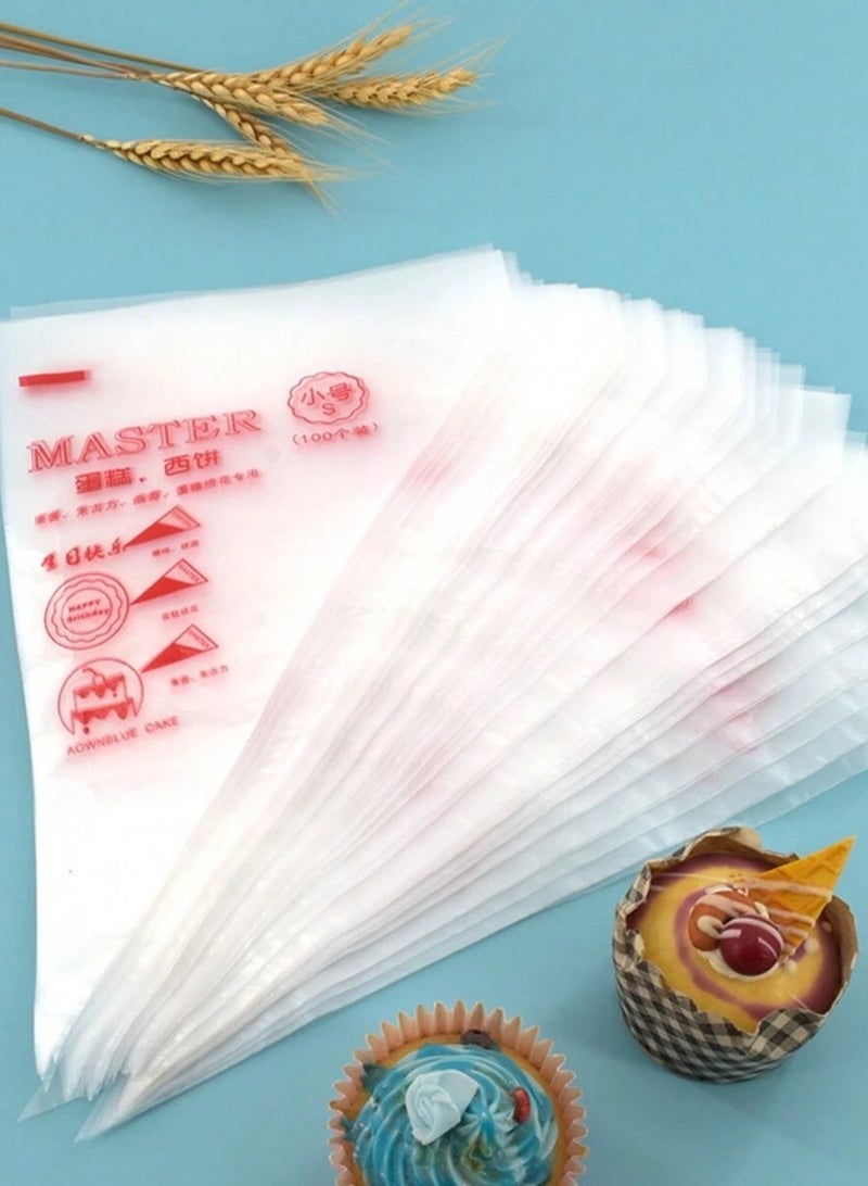 Disposable Piping Bags for Cake Decoration - Pack of 50  - Image 1