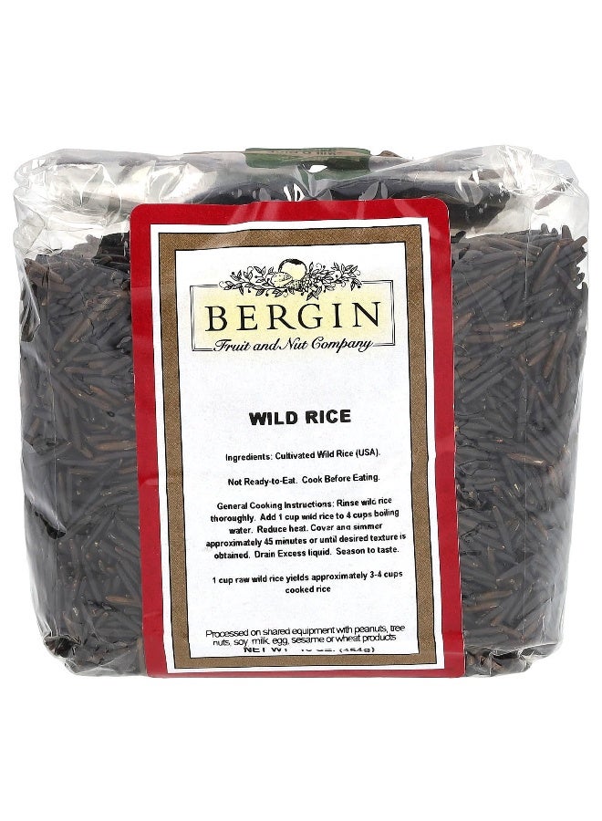 Bergin Fruit and Nut Company Bergin Fruit and Nut Company, Wild Rice, 16 oz (454 g)  - Image 1