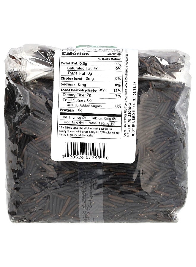Bergin Fruit and Nut Company Bergin Fruit and Nut Company, Wild Rice, 16 oz (454 g)  - Image 2