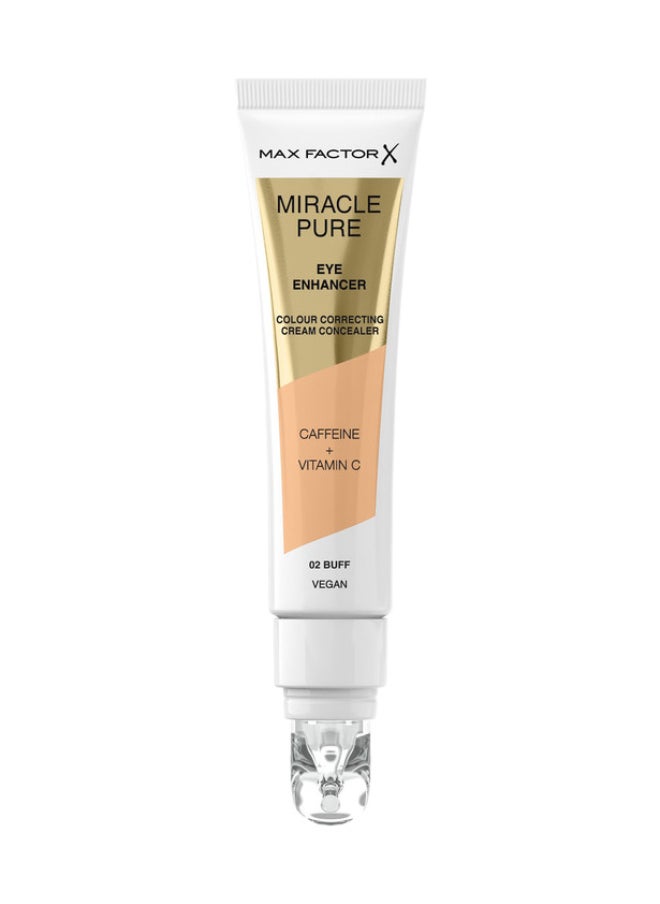 Max Factor Miracle Pure Eye Enhancer - Colour-Correcting Concealer - 02 - Buff, 10Ml  - Image 1