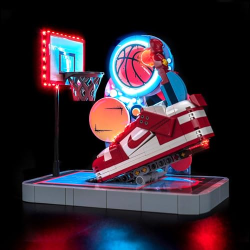 BrickBling LED Light Compatible with Lego Nike Dunk Trickshot Creative Lighting Compatible with Lego 43021 Excluding Bricks - Image 1