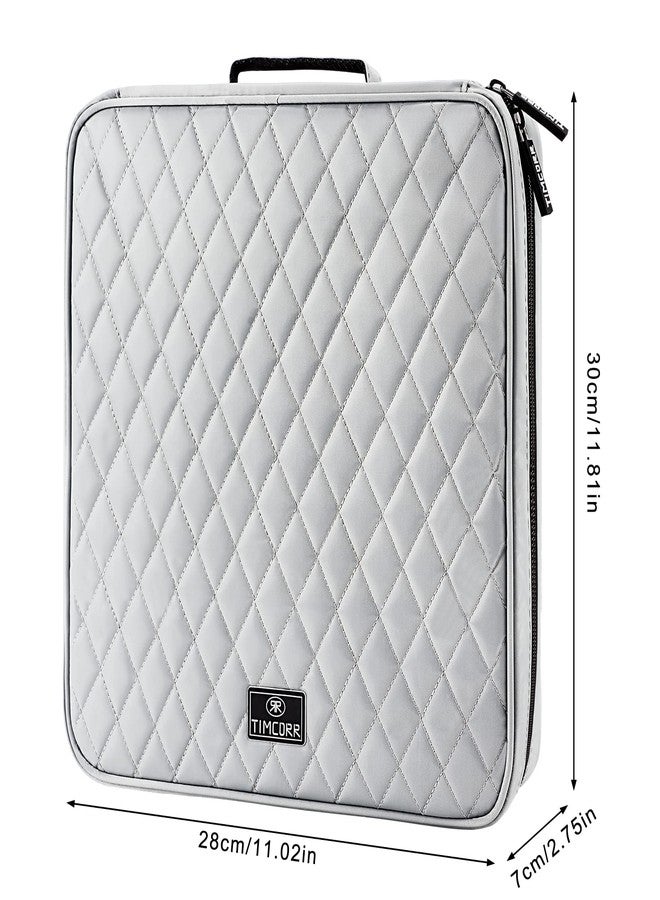 TIMCORR CD Case DVD Holder Storage: 160 Capacity DVD Cases Organizer Portable Wallet Storage - CD Plastic Protective Carrying Binder for Home Travel (Grey) - Image 5