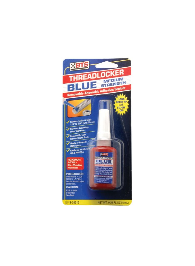 BTS Blue Threadlocker Anaerobic Adhesive10 Ml - Image 1