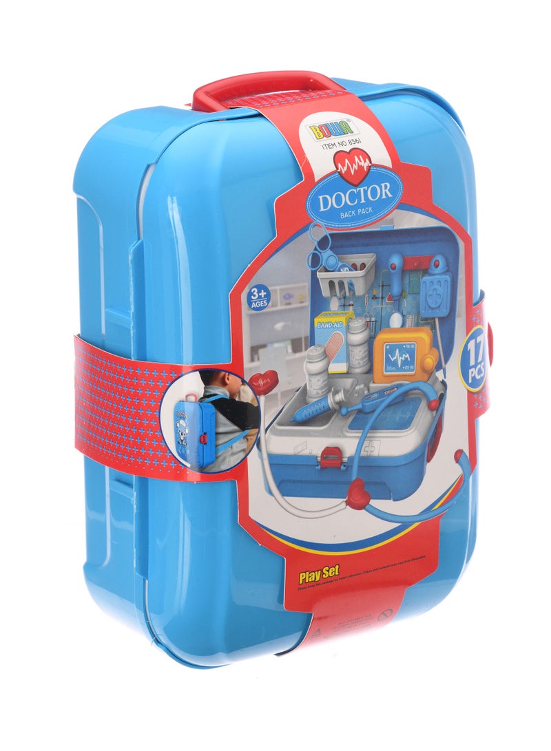 Complete Medical Kit for Kids Pretend Play with Stethoscope, Syringe, and More