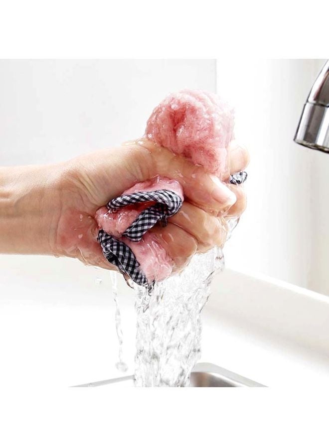 NIBEMINENT Microfiber Dishcloth Pink 24x27cm - Image 3