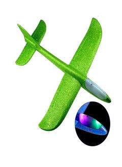 Generic Hand-launch foam glider plane toy, fun outdoor sport plane model for kids (green). 