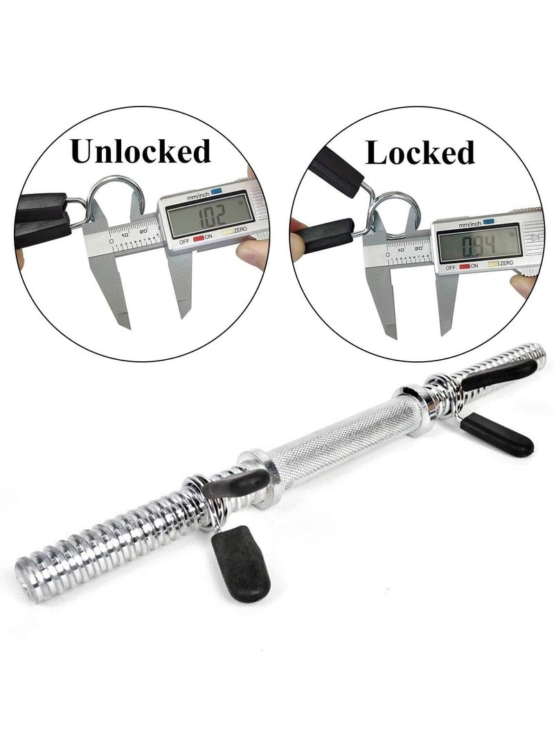 Relex 6PCS Barbell Clamps Set, 4 Pcs Barbell Clamps 2.5 cm Quick Release Dumbbell Lock Clips with 2 Pcs Exercise Barbell Spring Clips, Weight Clips for Weightlifting, Workout, Strength Training - Image 3