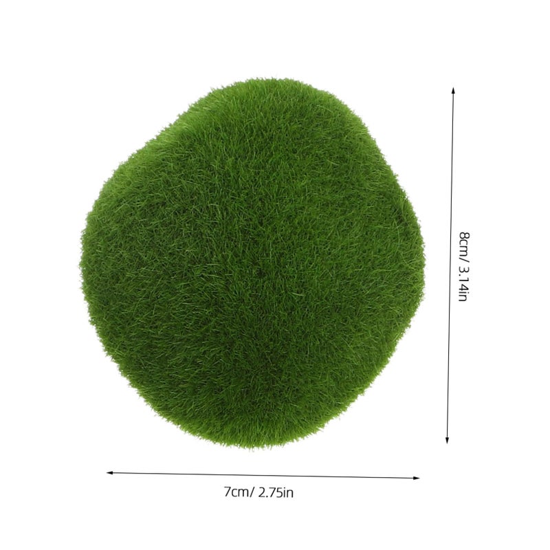 طحالب خضراء صخرية لتزيين أحواض النباتات وحدائق الجنيات وديكور المنزل، مجموعة من 10 قطع - Image 3