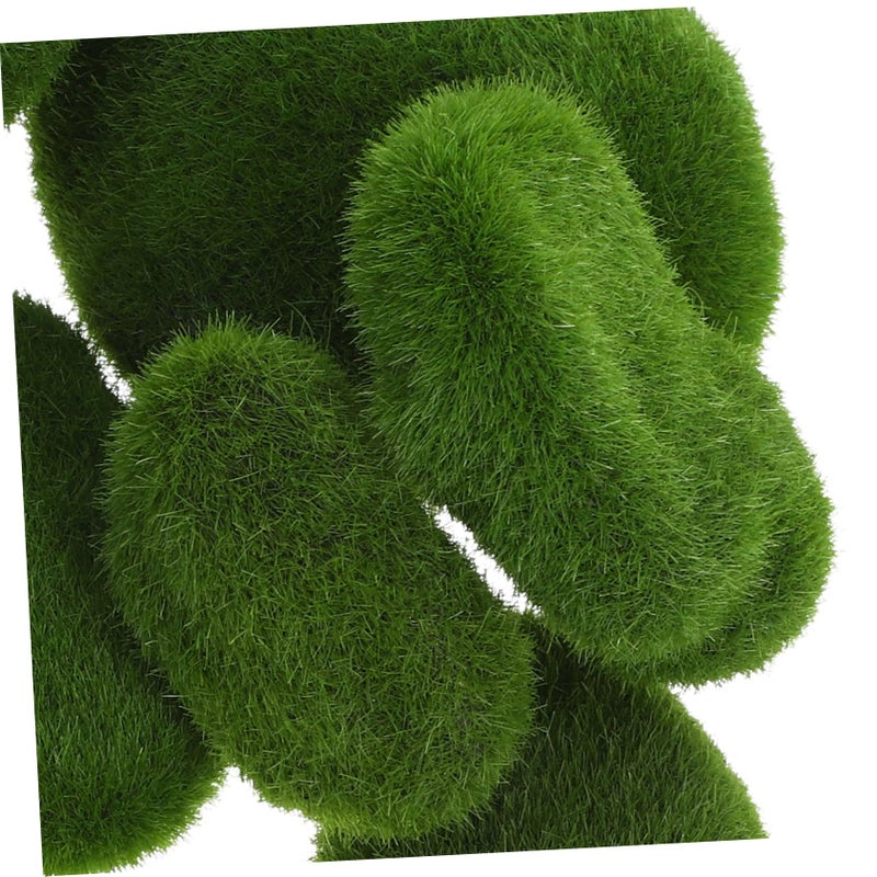 طحالب خضراء صخرية لتزيين أحواض النباتات وحدائق الجنيات وديكور المنزل، مجموعة من 10 قطع - Image 4