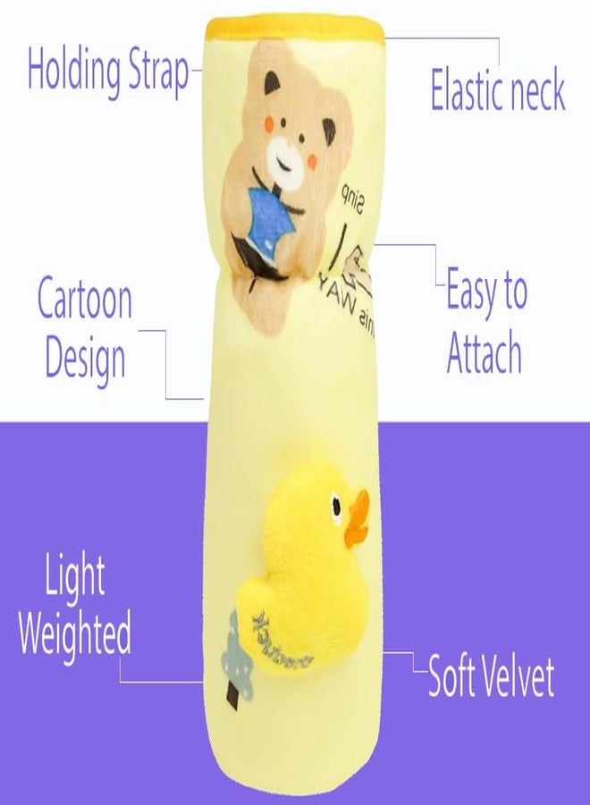 Alya The Cheeky Kidzz Pack of 2 New Born Baby Nursing Feeding Bottle Cover with Soft Stretchable Velvet Attractive Cartoon Design I Baby Milk Feeder Bottle Cover 150 ML-250 ML (Design 512) - Image 2