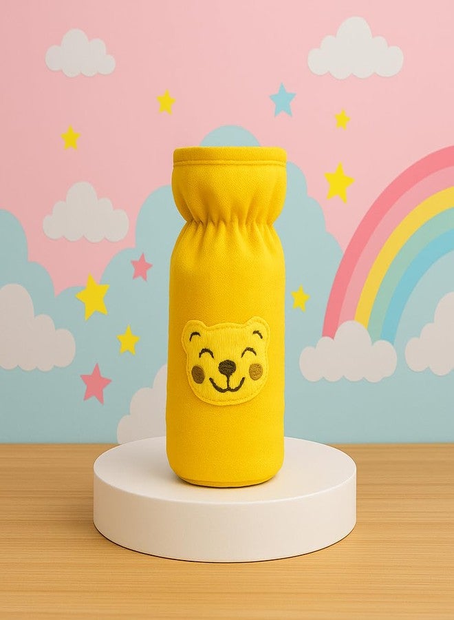 Alya The Cheeky Kidzz Pack of 2 New Born Baby Nursing Feeding Bottle Cover with Soft Stretchable Velvet Attractive Cartoon Design I Baby Milk Feeder Bottle Cover 150 ML-250 ML (Design 512) - Image 5