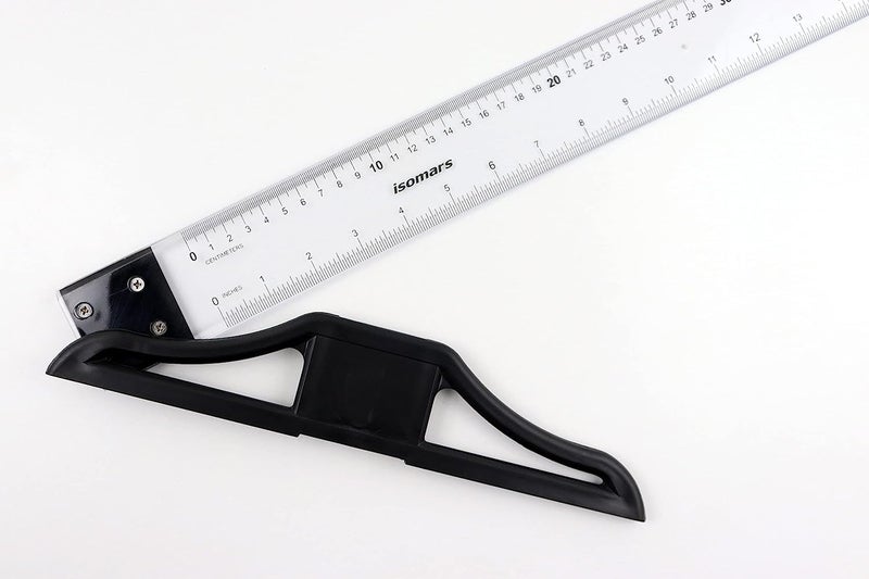Isomars T Square – 24 Inch Detachable Scale for Technical Drawing, Drafting & Engineering | Comes with Detachable Head for Precision and Portability - Image 3