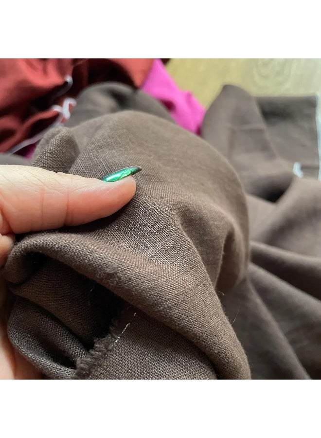 Linen Cotton Blend Fabric, Cut by The Yard for Dress, Blouse, Shirt, Craft and Embroidery - Sage