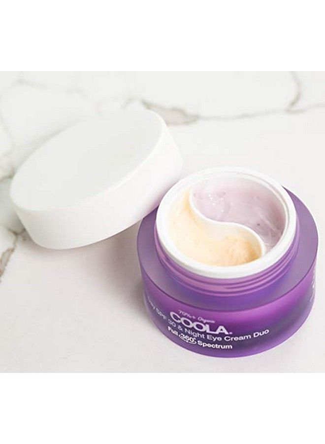 COOLA Organic Day And Night Eye Cream Face Moisturizer With Spf 30 Dermatologist Tested Face Sunscreen With Plantderived Bluescreen™ Digital Destress™ Technology 0.8 Fl Oz - Image 3
