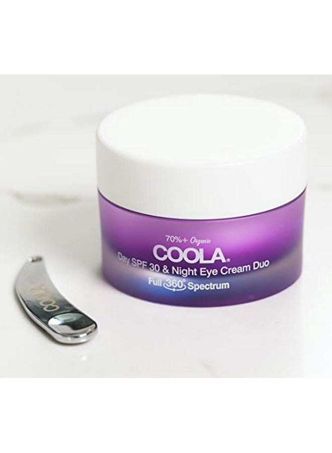 COOLA Organic Day And Night Eye Cream Face Moisturizer With Spf 30 Dermatologist Tested Face Sunscreen With Plantderived Bluescreen™ Digital Destress™ Technology 0.8 Fl Oz - Image 4
