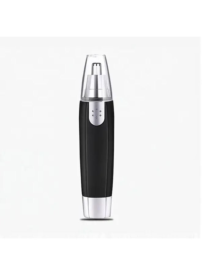 Black Cordless Electric Nose Ear Hair Trimmer Painless 360 Rotation Portable - Image 1